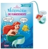 Buchcover und Innenansicht für das Buch: Disney: Die Filmgeschichte mit Comics: Arielle - Mit Lesezeichen
