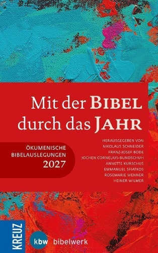 Buchcover und Innenansicht für das Buch: Mit der Bibel durch das Jahr 2027