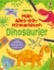 Buchcover und Innenansicht für das Buch: Mein Alles-drin-Mitmachbuch: Dinosaurier