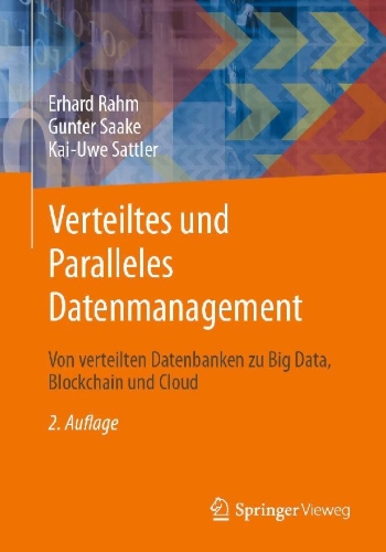 Buchcover und Innenansicht für das Buch: Verteiltes und Paralleles Datenmanagement