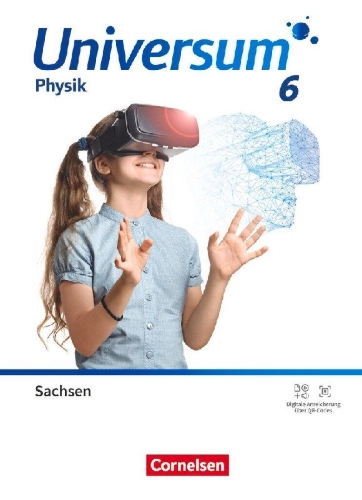 Buchcover und Innenansicht für das Buch: Universum Physik 6. Schuljahr. Gymnasium Sachsen - Schulbuch