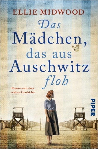 Buchcover und Innenansicht für das Buch: The Girl Who Escaped from Auschwitz