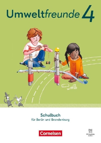 Buchcover und Innenansicht für das Buch: Umweltfreunde 4. Schuljahr - Berlin, Brandenburg - Ausgabe 2023 - Schulbuch mit digitalen Medien
