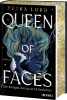 Buchcover und Innenansicht für das Buch: Queen of Faces Book 1