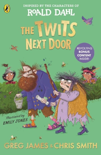 Buchcover und Innenansicht für das Buch: The Twits Next Door