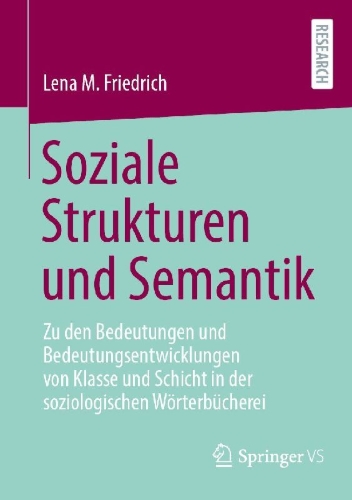 Buchcover und Innenansicht für das Buch: Soziale Strukturen und Semantik