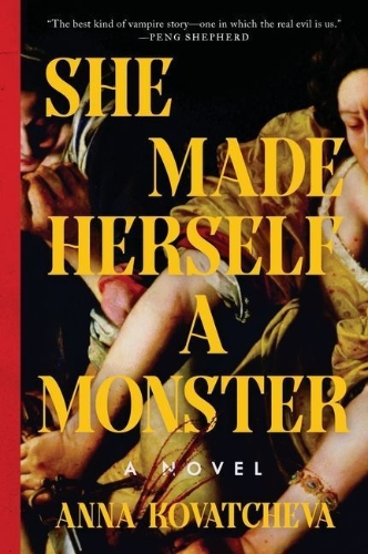 Buchcover und Innenansicht für das Buch: She Made Herself a Monster