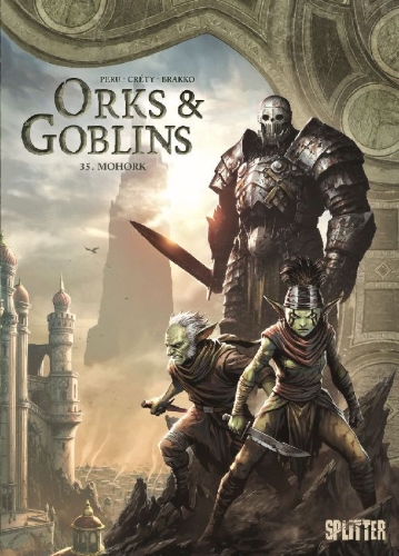 Buchcover und Innenansicht für das Buch: Orcs et Gobelins 35