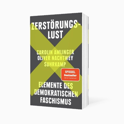 Buchcover und Innenansicht für das Buch: Zerstörungslust
