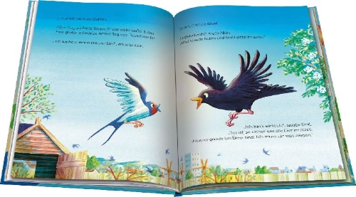 Buchcover und Innenansicht für das Buch: Follow the Swallow