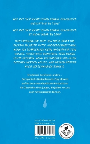 Buchcover und Innenansicht für das Buch: Invisible