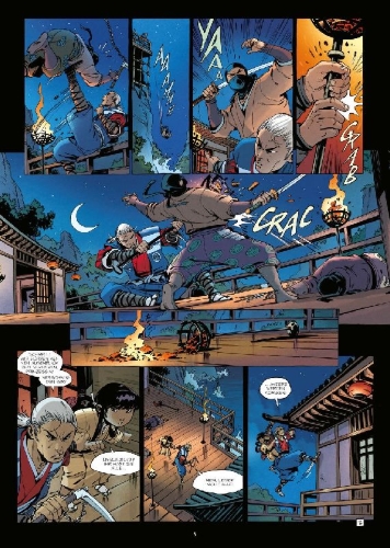 Buchcover und Innenansicht für das Buch: Samurai Legendes 9