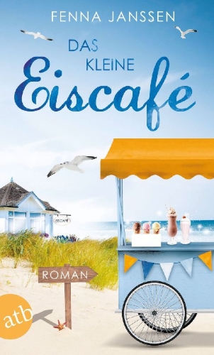 Buchcover und Innenansicht für das Buch: Das kleine Eiscafé