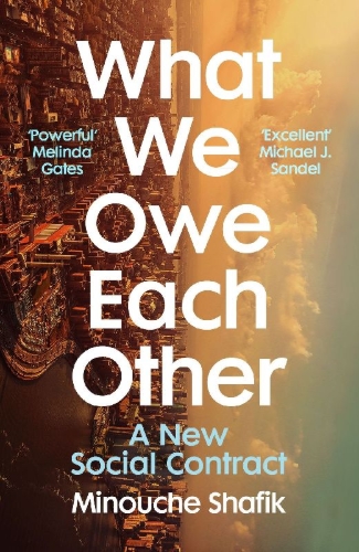 Buchcover und Innenansicht für das Buch: What We Owe Each Other