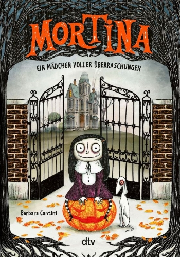 Buchcover und Innenansicht für das Buch: Mortina. Una storia che ti fara morire dal ridere