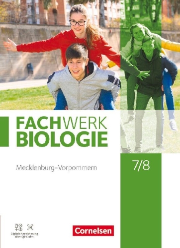 Buchcover und Innenansicht für das Buch: Fachwerk Biologie 7./8. Schuljahr. Mecklenburg-Vorpommern - Schulbuch
