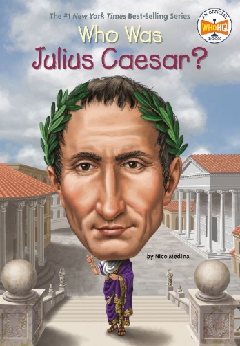 Buchcover und Innenansicht für das Buch: Who Was Julius Caesar?