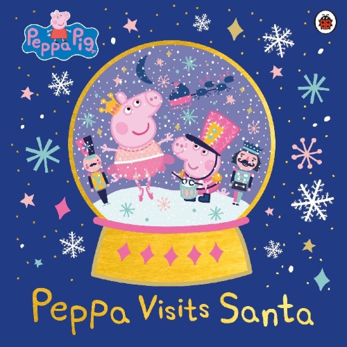 Buchcover und Innenansicht für das Buch: Peppa Pig: Peppa Visits Santa