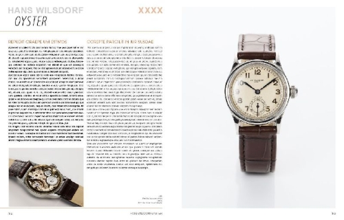 Buchcover und Innenansicht für das Buch: 100 Iconic Rolex