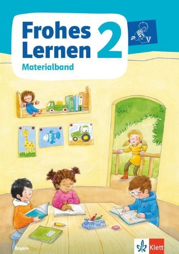 Buchcover und Innenansicht für das Buch: Frohes Lernen Sprachbuch 2. Materialband Klasse 2. Ausgabe Bayern