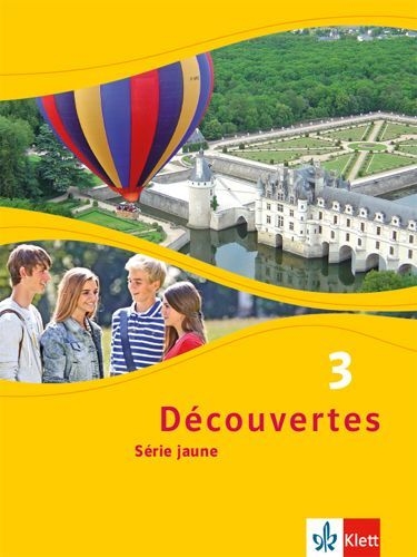 Buchcover und Innenansicht für das Buch: Découvertes Série jaune 3. Schülerbuch
