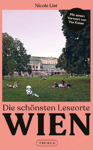 Buchcover und Innenansicht für das Buch: Die schönsten Leseorte Wien