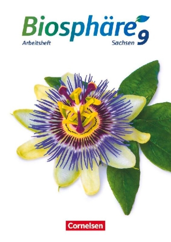 Buchcover und Innenansicht für das Buch: Biosphäre Sekundarstufe I 9. Schuljahr - Gymnasium Sachsen 2020 - Arbeitsheft