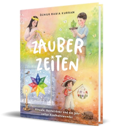 Buchcover und Innenansicht für das Buch: Zauberzeiten