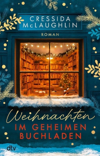 Buchcover und Innenansicht für das Buch: Weihnachten im geheimen Buchladen