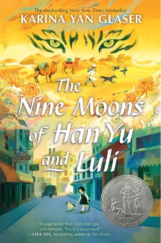 Buchcover und Innenansicht für das Buch: The Nine Moons of Han Yu and Luli