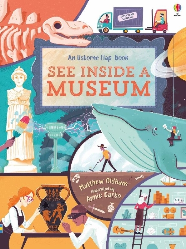 Buchcover und Innenansicht für das Buch: See Inside a Museum