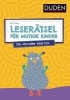 Buchcover und Innenansicht für das Buch: Leserätsel für mutige Kinder - Die Monster sind los! - ab 6 Jahren
