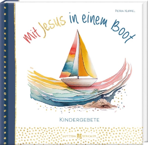 Buchcover und Innenansicht für das Buch: Mit Jesus in einem Boot