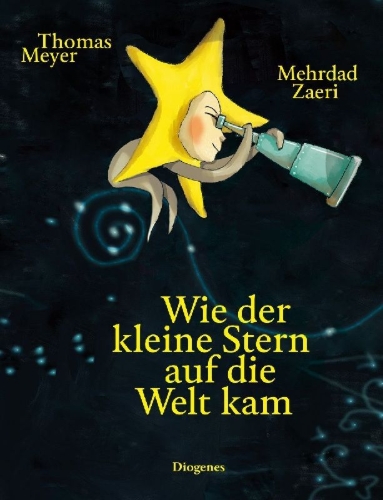 Buchcover und Innenansicht für das Buch: Wie der kleine Stern auf die Welt kam