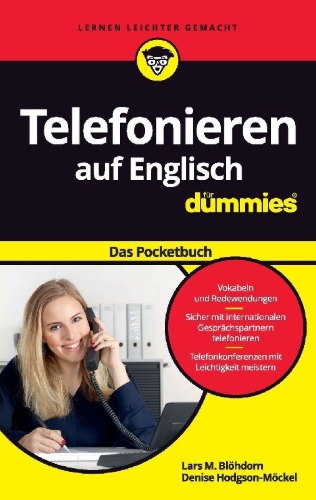 Buchcover und Innenansicht für das Buch: Telefonieren auf Englisch für Dummies Das Pocketbuch