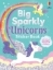 Buchcover und Innenansicht für das Buch: Big Sparkly Unicorns Sticker Book