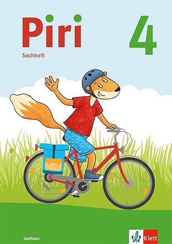 Buchcover und Innenansicht für das Buch: Piri 4 Sachunterricht. Arbeitsheft mit Reisefibel Klasse 4. Ausgabe für Sachsen