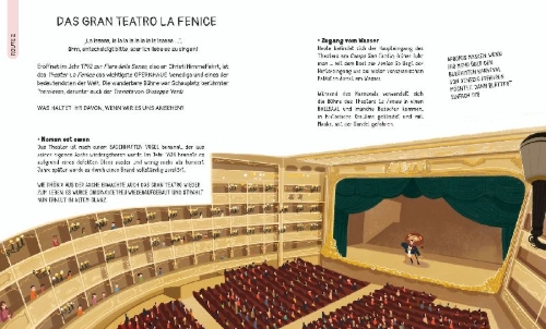 Buchcover und Innenansicht für das Buch: Für kleine Entdecker Venedig