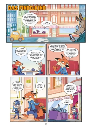 Buchcover und Innenansicht für das Buch: The new adventures of ... Zootopia 2