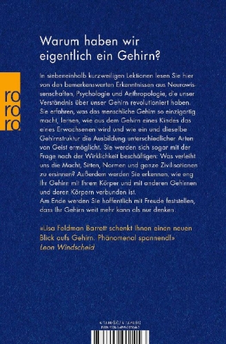 Buchcover und Innenansicht für das Buch: Seven And A Half Lessons About the Brain
