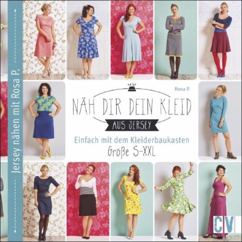 Buchcover und Innenansicht für das Buch: Näh dir dein Kleid