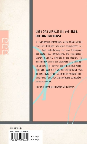 Buchcover und Innenansicht für das Buch: Symphonie Pathétique