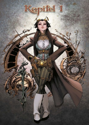 Buchcover und Innenansicht für das Buch: Lady Mechanika Collector's Edition. Band 7