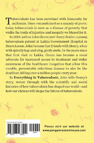 Buchcover und Innenansicht für das Buch: Everything Is Tuberculosis