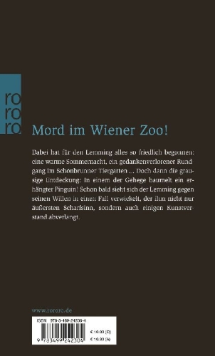 Buchcover und Innenansicht für das Buch: Das Schweigen des Lemming: Lemmings dritter Fall