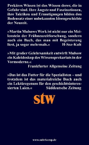 Buchcover und Innenansicht für das Buch: Prekäres Wissen