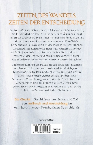 Buchcover und Innenansicht für das Buch: Die Charité: Aufbruch und Entscheidung
