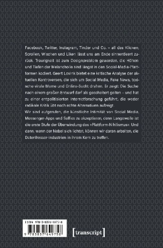 Buchcover und Innenansicht für das Buch: Digitaler Nihilismus