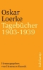 Buchcover und Innenansicht für das Buch: Tagebücher 1903-1939