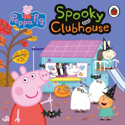 Buchcover und Innenansicht für das Buch: Peppa Pig: Spooky Clubhouse